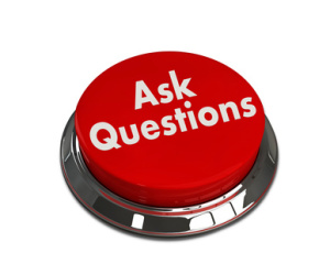 Ask Questions 3d button